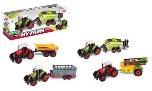 Mega Creative Moje Ranczo Traktor Met Akc Plx 22cm 72/144