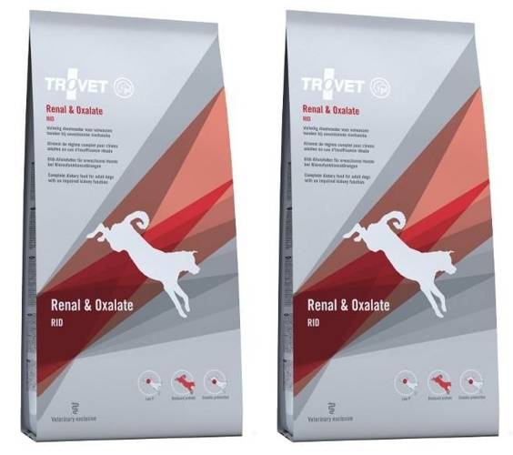 TROVET Trovet RID Renal & Oxalate dla psa 2x12,5kg