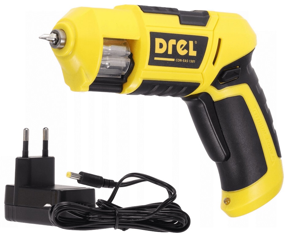 Drel - Wkrętak akumulatorowy 3,6 V 6 bitów LOM95 CON-EAS-1301