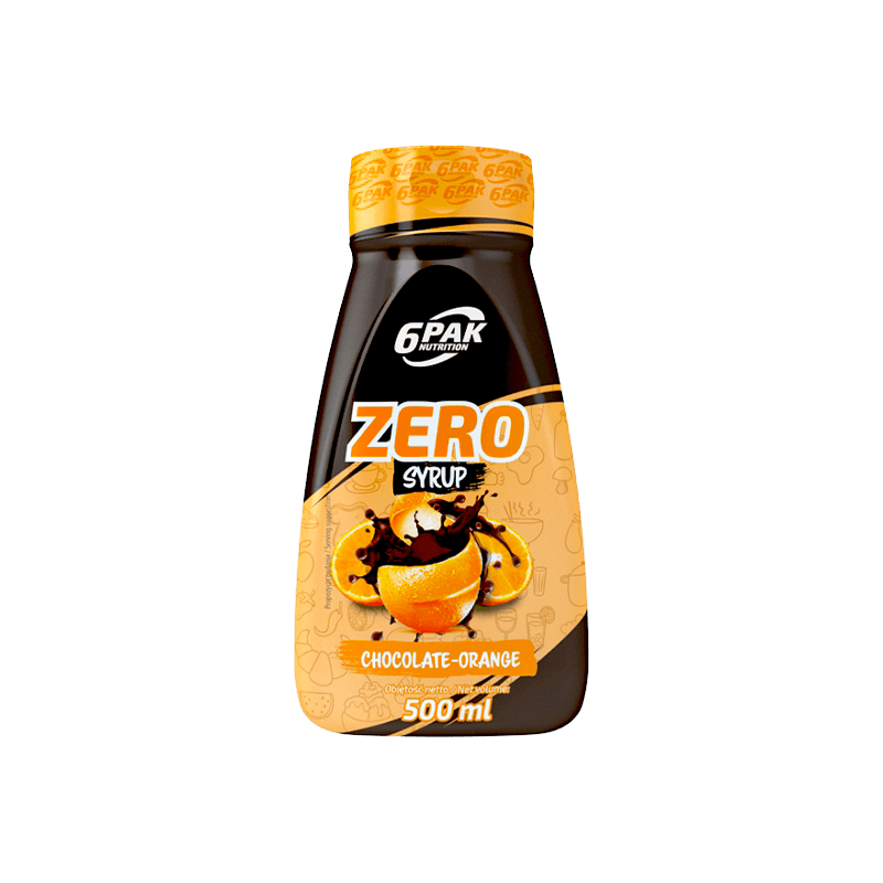 6PAK - ZERO Syrop czekolada-pomarańcza