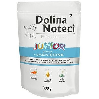 Dolina Noteci Premium Junior Bogata W Jagnięcinę 300g