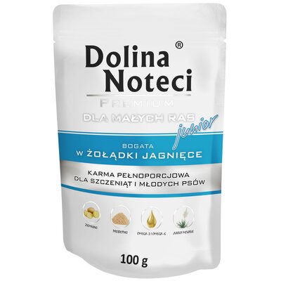 Dolina Noteci Premium Junior z żołądkami jagnięcymi 100 G