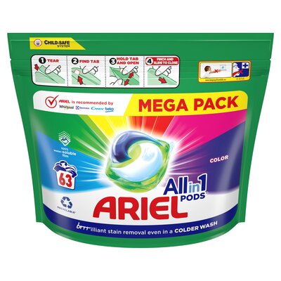 Kapsułki do prania ARIEL All in 1 Pods Color - 63 szt.