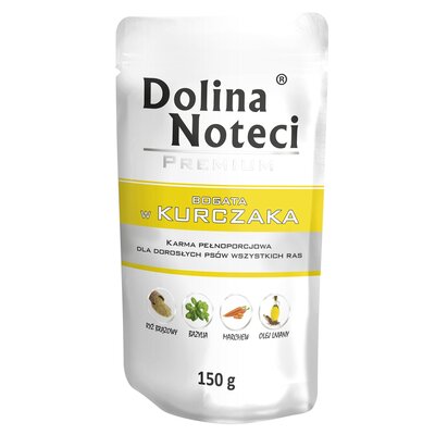 Dolina Noteci PREMIUM BOGATA W KURCZAKA DOYPACK 150 G