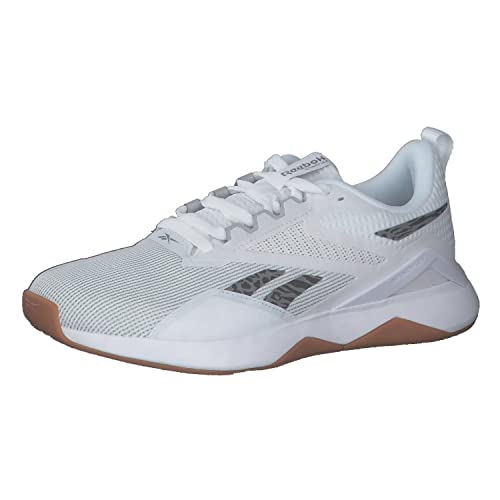 Reebok Damskie trampki Nanoflex Tr 2.0, Obuwie biały rdzeń czarna guma Reebok 03, 37.5 EU