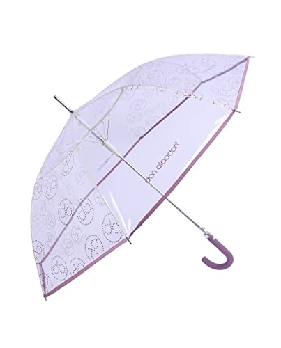 DON ALGODON - Przezroczysty parasol - Oryginalny parasol damski - Przezroczysty parasol damski - Parasol odporny na wiatr - Przezroczysty automatyczny parasol