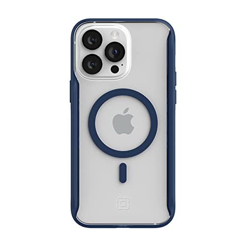 Incipio AeroGrip etui na telefon MagSafe, smukłe, dopasowane do kształtu i niewiarygodnie ochronne - granatowe/przezroczyste (IPH-2023-MDNYC)