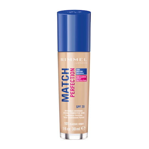 Rimmel Match Perfection Foundation SPF20 podkład w płynie 101 Classic Ivory 30ml