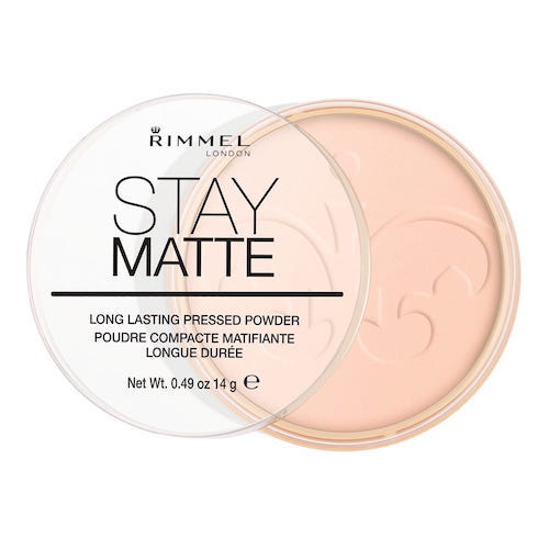 Rimmel Stay Matte puder odcień 002 Pink Blossom Long Lasting Pressed Powder) 14 g