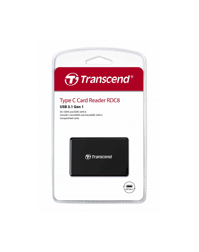 Transcend All-in-1 Multi Memory Card Reader USB 3.1 Gen 1 Type C