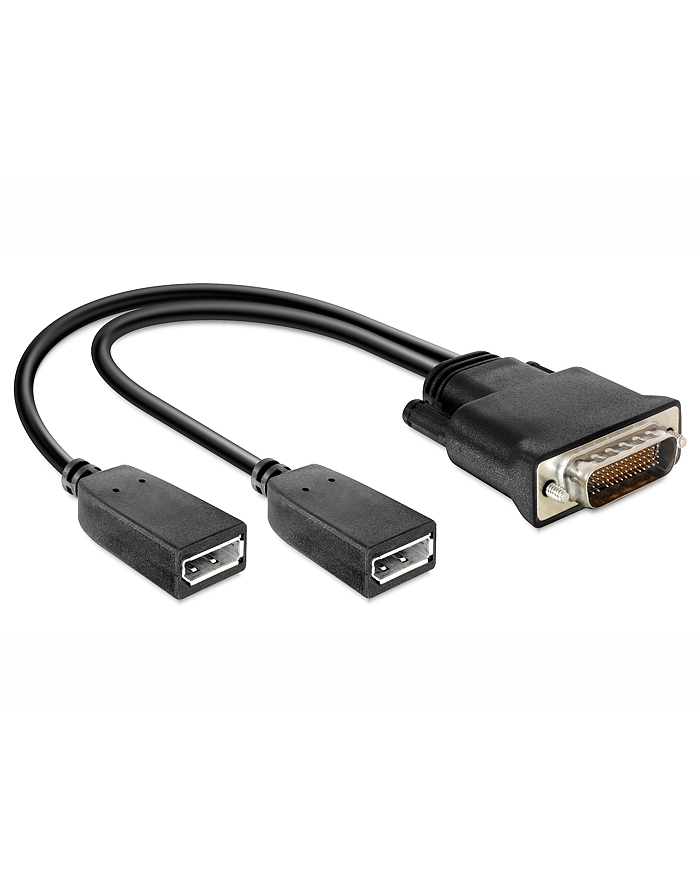 Delock adapter DMS-59 M > 2 x DisplayPort F 25cm
