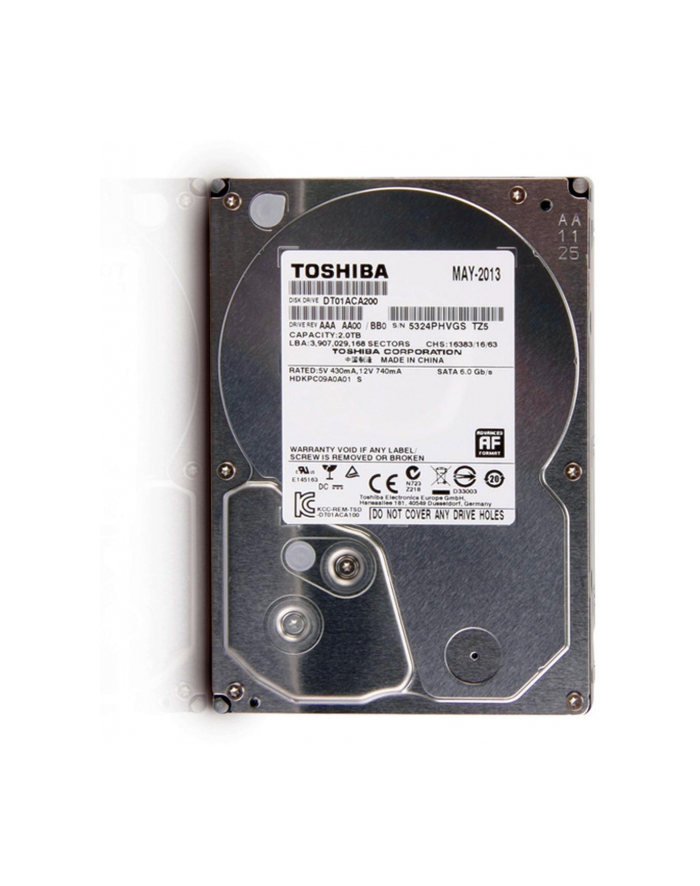 Toshiba Desktop DT01ACA200 HDD 2TB ; 3.5 ; SATA III ; 64 MB ; 7200 obr/min