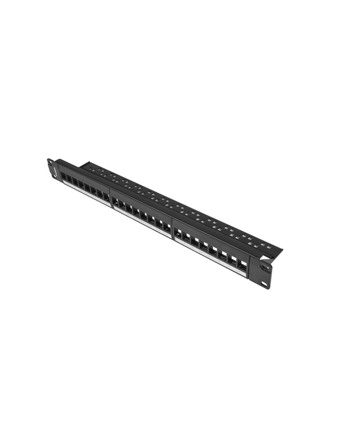 Lanberg keystone Patch Panel 19'', 24 port  1U, czarny
