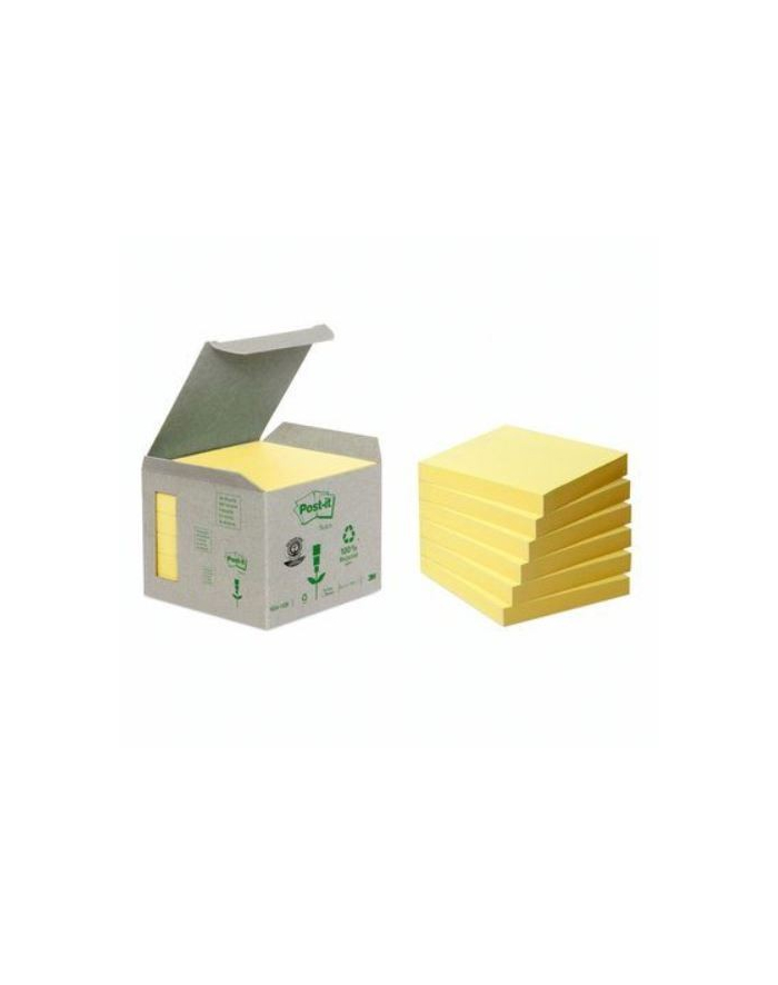3M Bloczki ekologiczne Post-it 77x77mm 6 bloków po 100 sztuk 654-1B