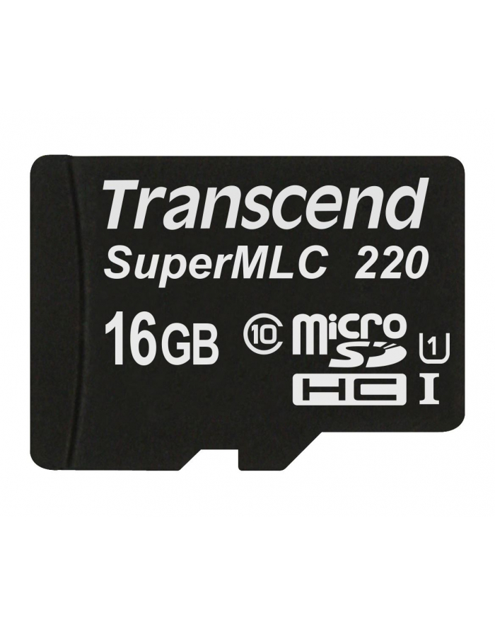 Transcend memory card SuperMLC SDHC 16GB UHS-I 85/65 MB/s