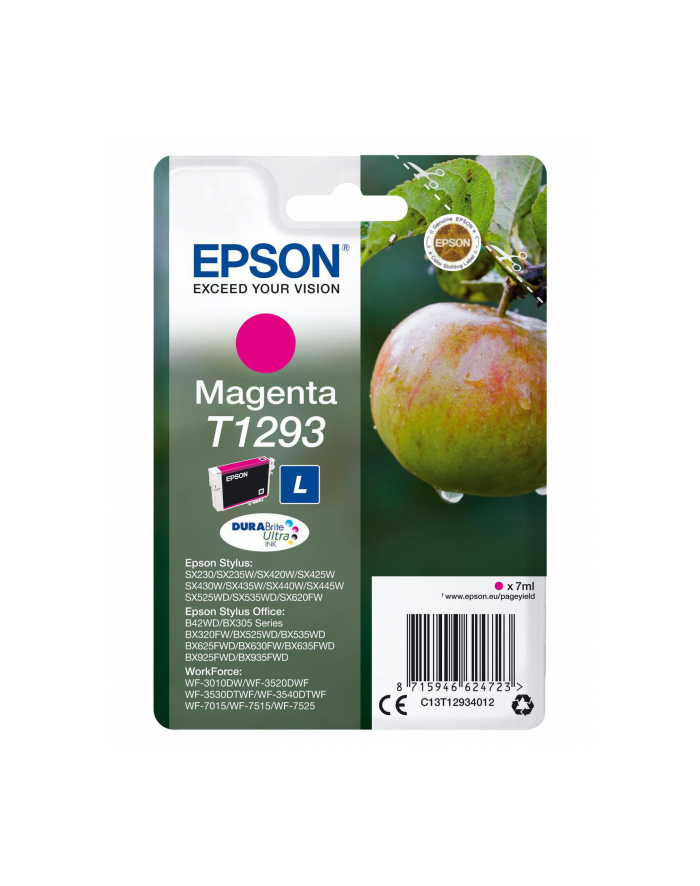 EPSON Tusz Czerwony T1293=C13T12934011 7 ml
