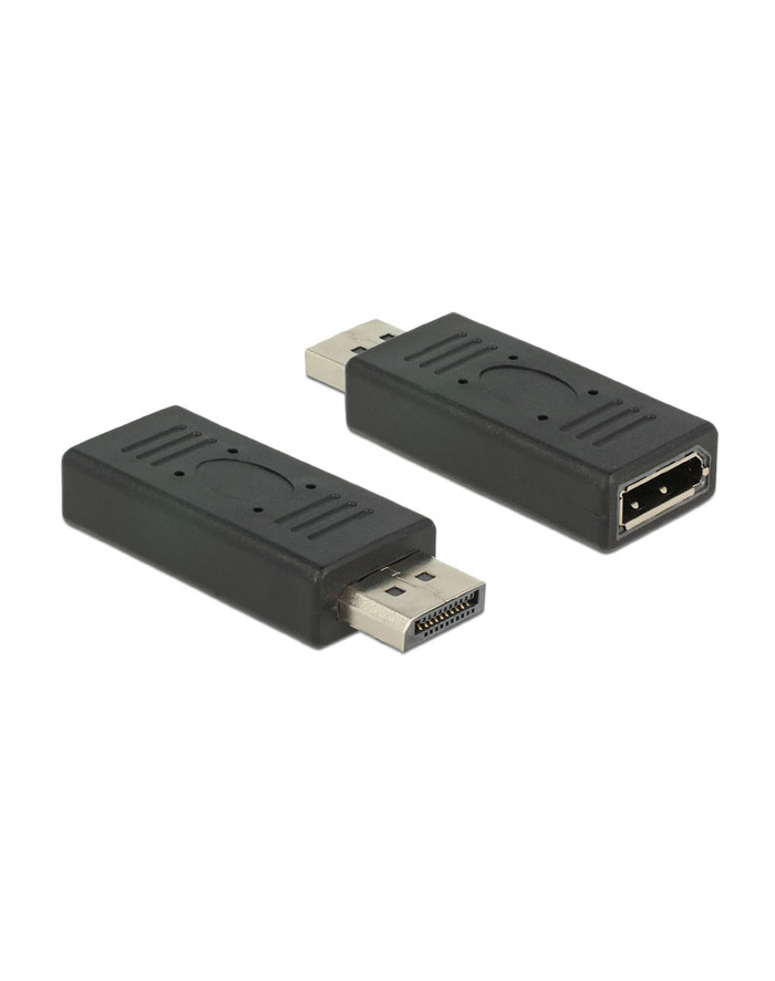 Delock Adapter Displayport 1.2 męski > saver gniazd Displayport żeński (65691)