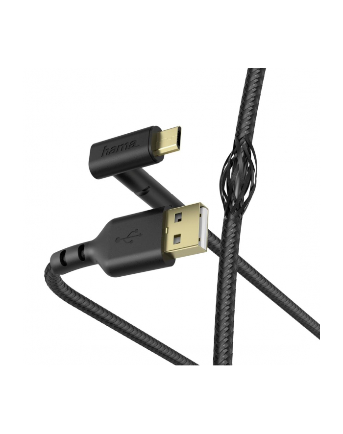 Hama Kabel USB 2.0 Data Stand Micro 1,5M czarny