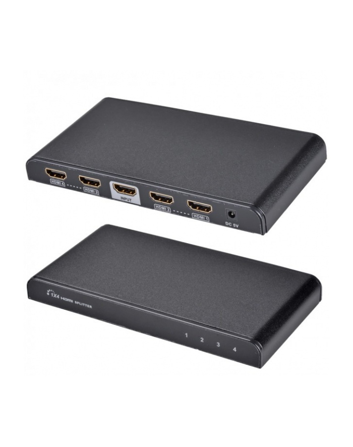 Rozdzielacz - Splitter Techly HDMI 1/4 Ultra HD, 3D