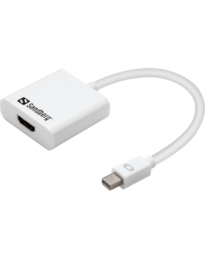 Sandberg Adapter AV miniDisplayPort na HDMI Biały 4K 509-03