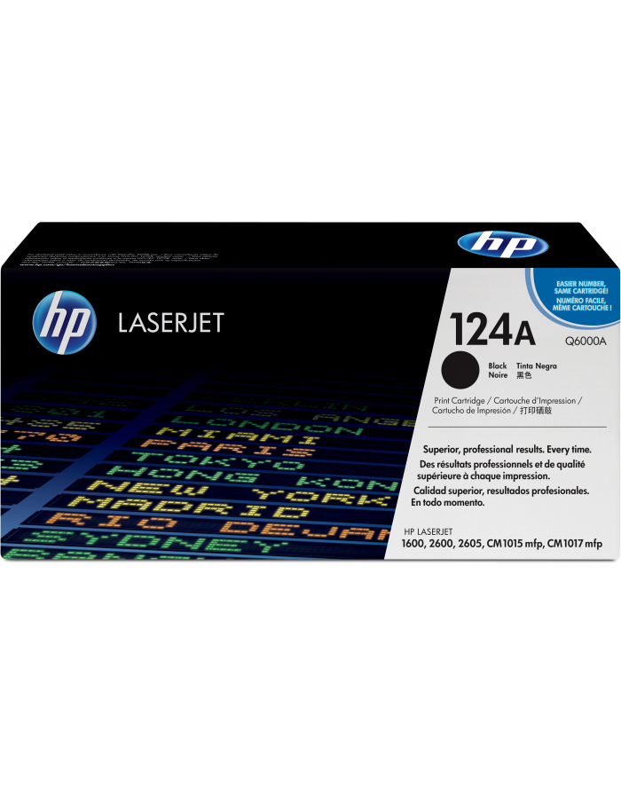 Hewlett-Packard HP Toner Czarny HP124A=Q6000A  2500 str.