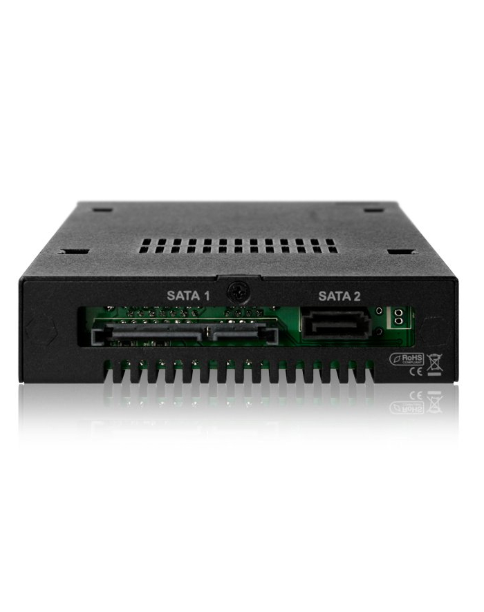 IcyDock MB992SK-B black 2.5 Cala - Dual-Bay 2.5 Cala SATA 6GBit/s