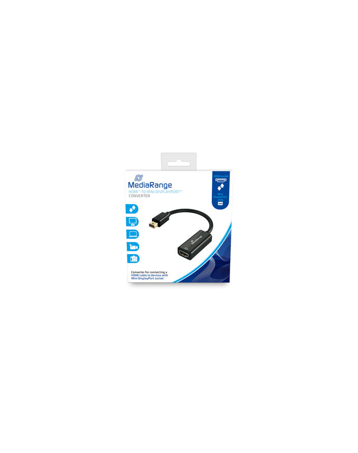 Konwerter HDMI-MiniDisplayPort MediaRange MRCS176 czarny