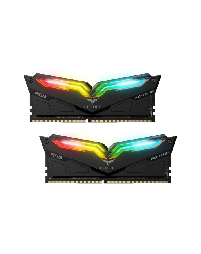 DDR4 Team Group T-FORCE Night Hawk RGB GEN 2.0 16GB (2x8GB) 3600MHz CL18 1,35V Black