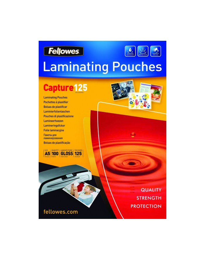 Fellowes Folie do laminowania 125 µ, 154x216 mm - A5, 100 szt.