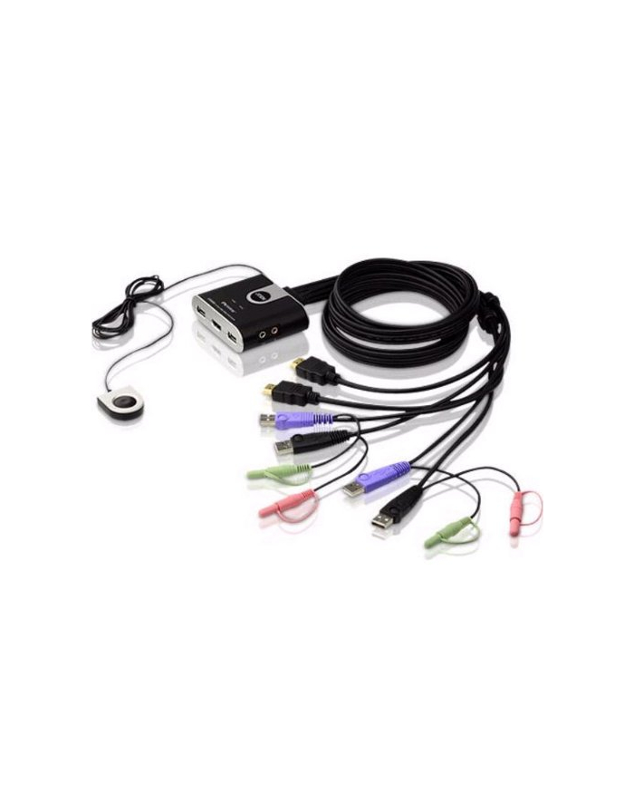 ATEN KVM 2/1 CS-692 USB HD Audio/Video KVM Switch