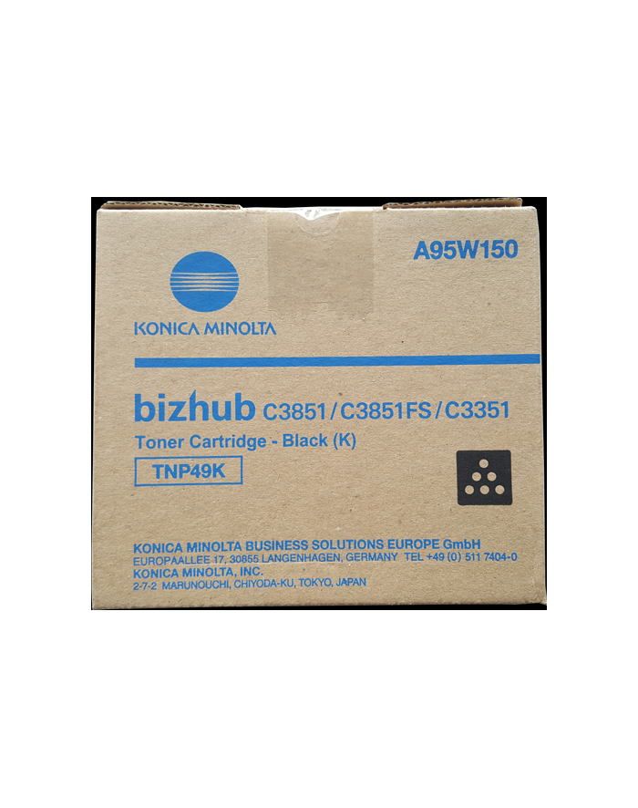 Toner Konica Minolta TNP-49K 13000 pages Black Bizhub C3351 C3851 C3851FS