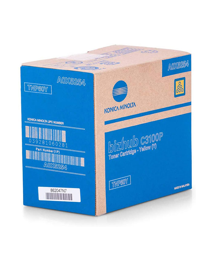 Toner Konica Minolta TNP-50Y 5000 str Yellow bizhub C3100P