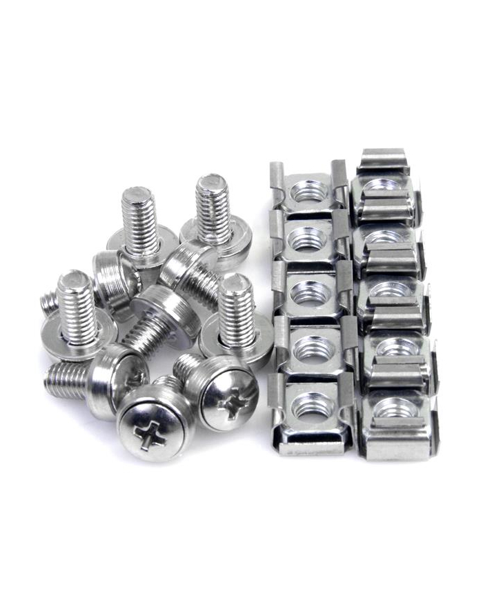 StarTech.com M6 CAGE NUTS & SCREWS IN