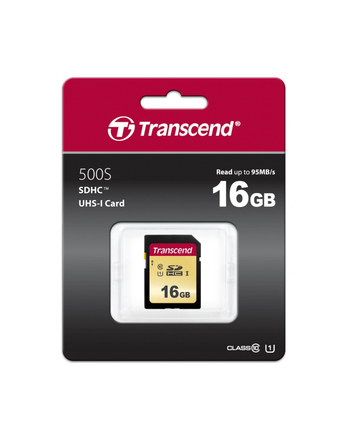 Transcend karta pamięci SDHC 16GB Class 10 95MB/s