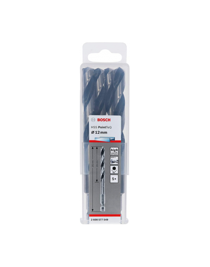 bosch powertools Bosch twist drill HSS PointTeQ Hex, O 12mm 5 pieces, working length 101mm