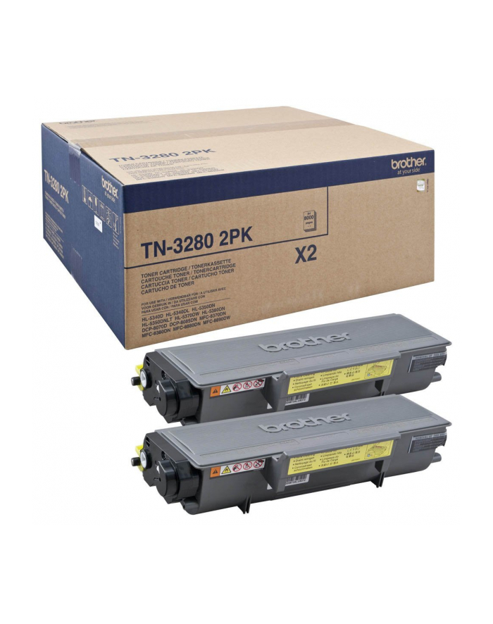 Brother Toner TN-3280 black Twin, 8.000S,DCP-8085CN,HL-5340DN