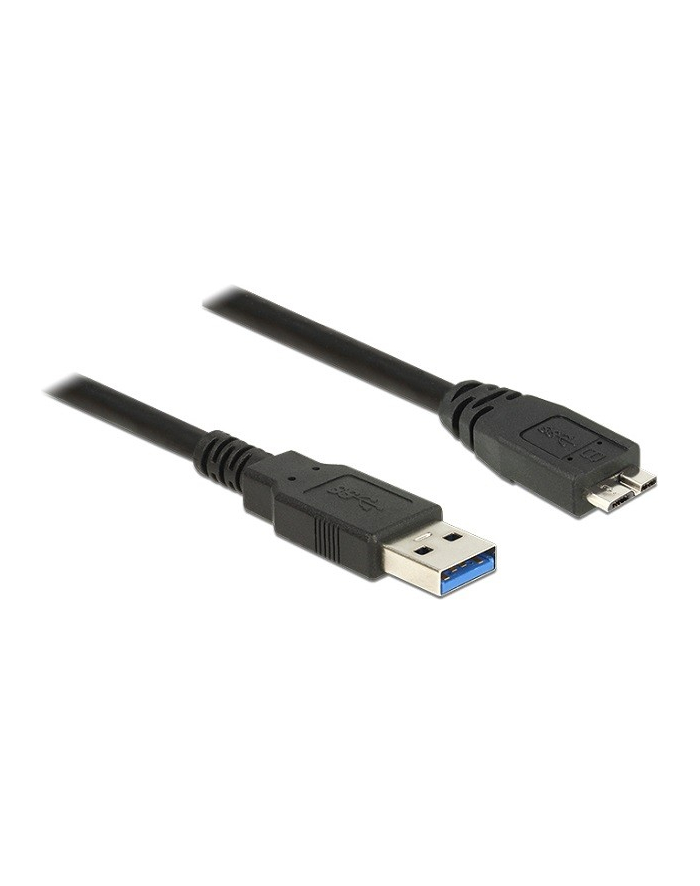 Delock Kabel Micro USB 3.0 AM-BM, 1m, czarny