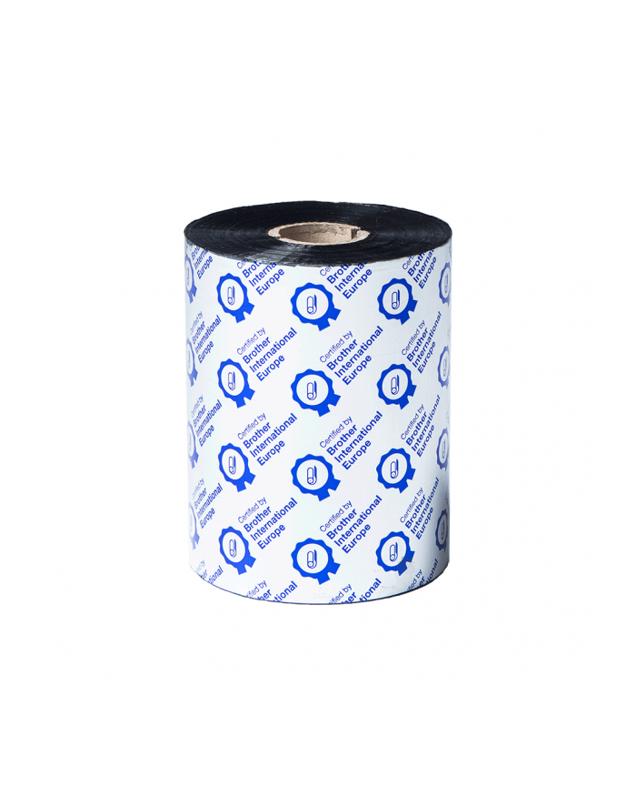 BROTHER Black ribbon premium wax 110mm x 600m sold in 6-pack