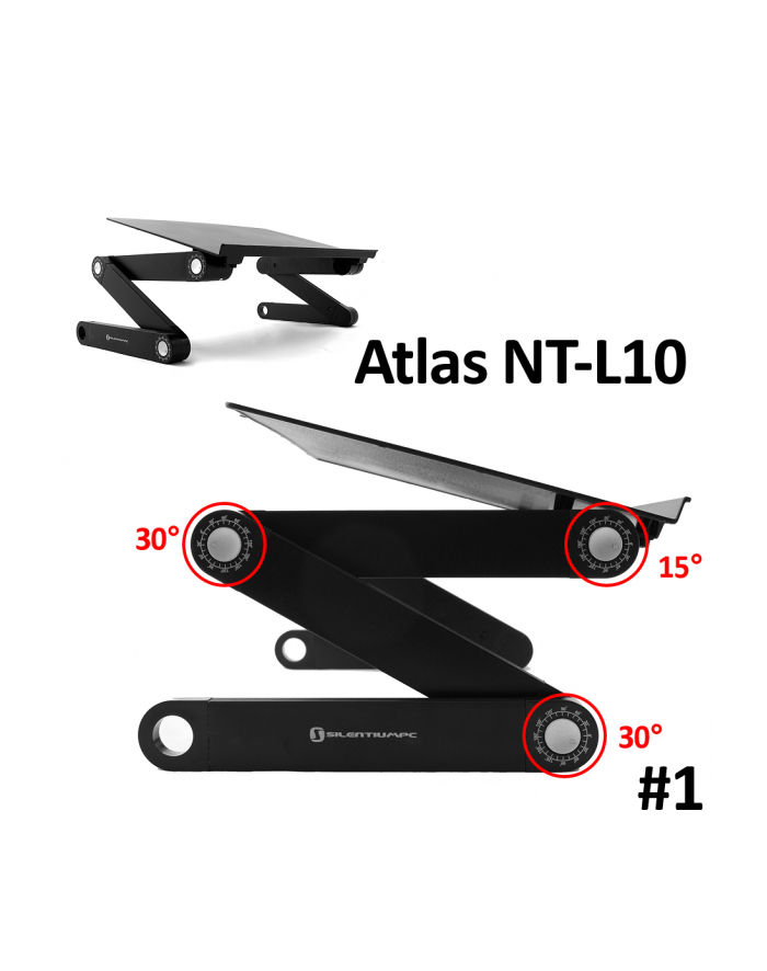 SilentiumPC SILENTIUM PC Stolik pod notebook Atlas NT-L10 SPC071