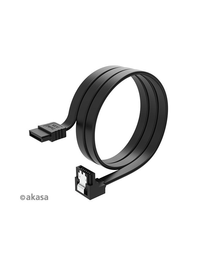 AKASA SATA-KABEL 6 GB/S, GEWINKELT, 50 CM AKCBSA0905BK