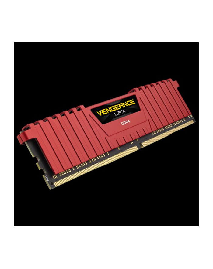 Pamięć DDR4 Corsair Vengeance LPX 4GB 1x4GB 2400MHz CL16 1,2V czerwony CMK4GX4M1A2400C16R