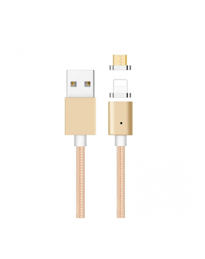 Kabel magnetyczny 2w1 MicroUSB/Ligtning LB0113 LIBOX