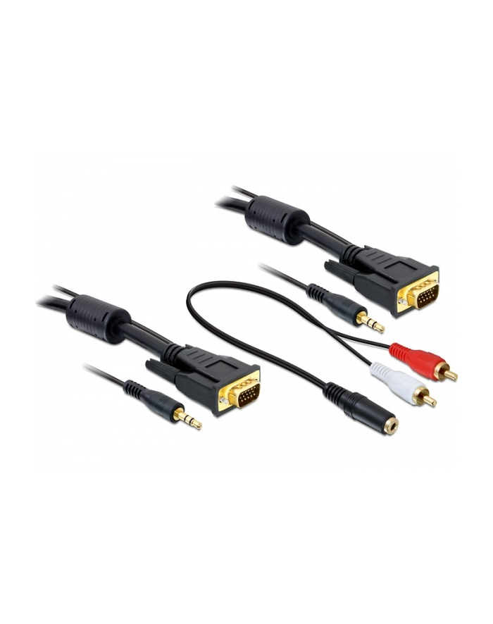 'KABEL VGA M/M 3M FERRYT +AUDIO DELOCK''