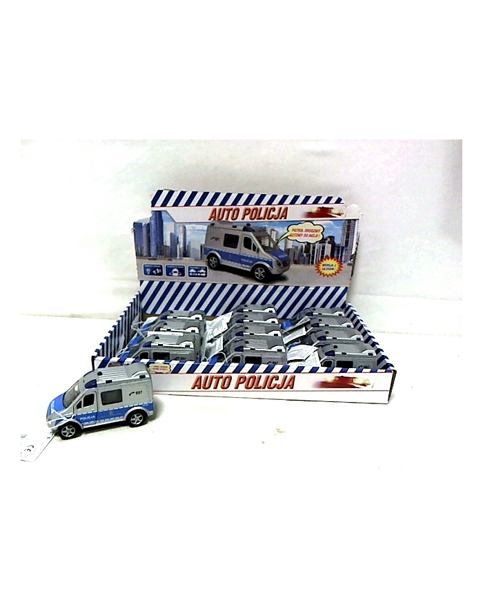 Auto Policja Van 11cm z głosem p12