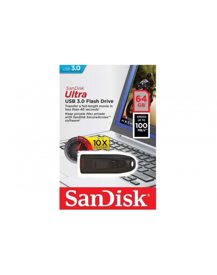 Sandisk pamięć Cruzer Ultra Flair 16GB USB 3.0 transfer up to 130MB/s SDCZ73-016G-G46