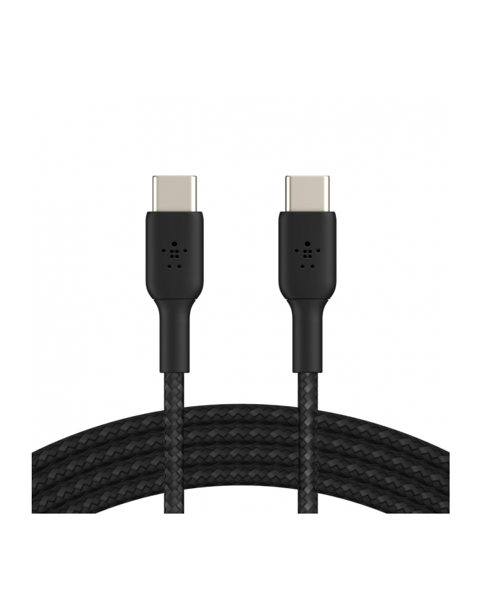 belkin Kabel Braided USB-C USB-C 1m czarny