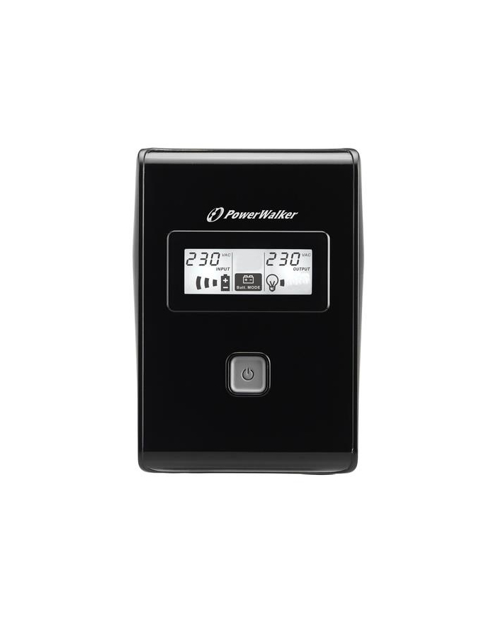 UPS POWER WALKER LINE-I 650VA 2xPL RJ/USB LCD