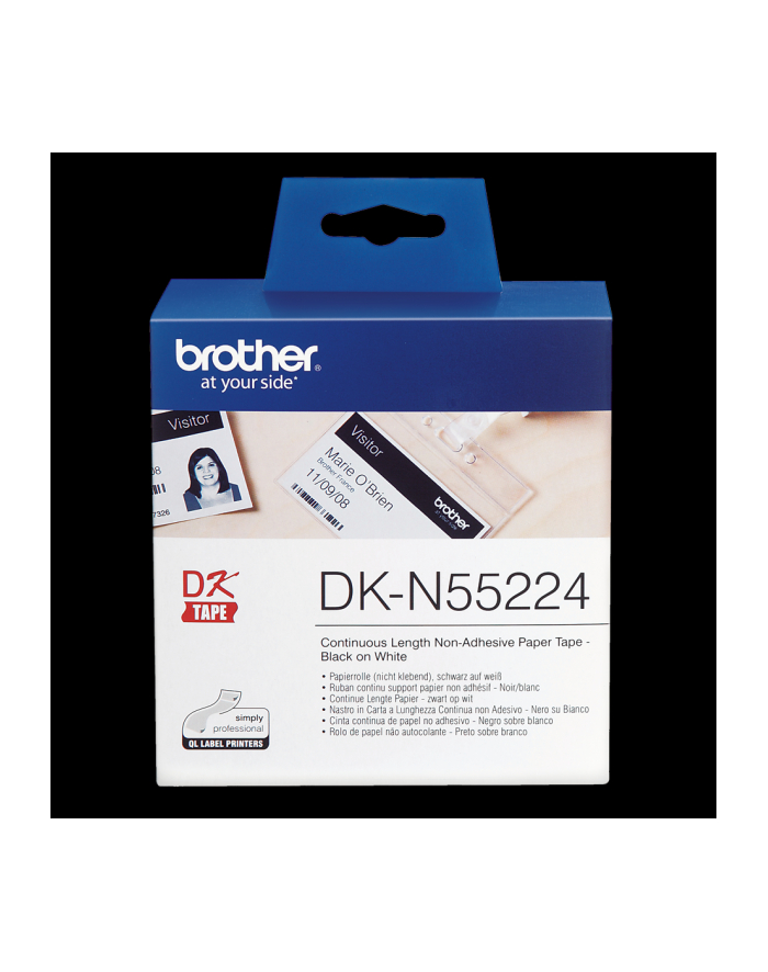 Taśma Brother nieprzylepna 62mm x 30.48m