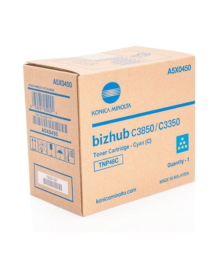 Toner Cyan TNP-48C Konica MInolta do bizhub C3350/3850 10 k