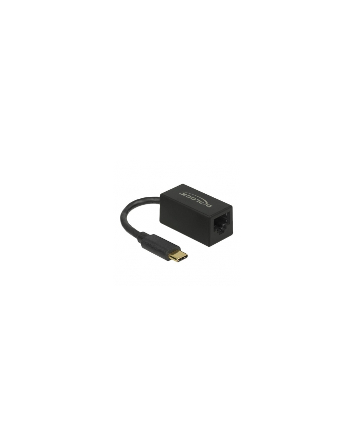DeLOCK Adap USB3.2> USB-C St> GigaLan Kolor: CZARNY - 66043